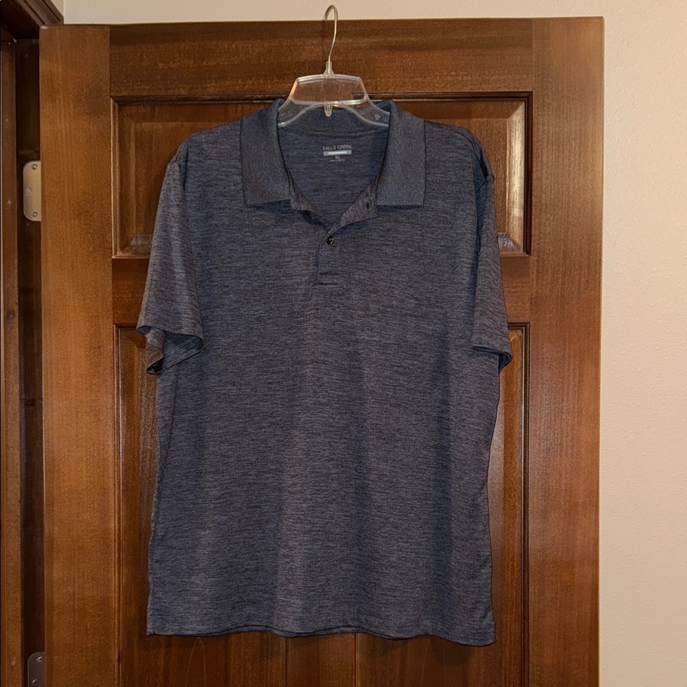 Falls Creek Men's Dark Gray Polo Shirt